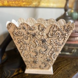 Country Metal Vase Decor